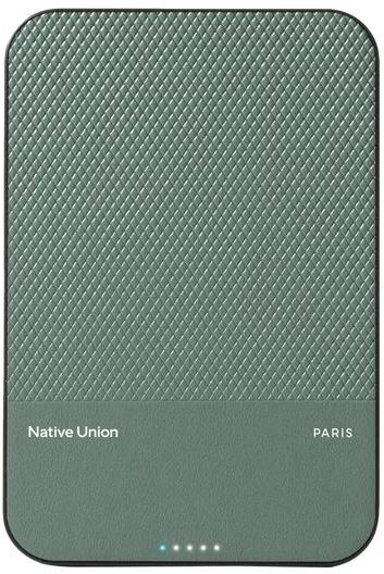 Портативна батарея Native Union (Re) Classic Magnetic Power Bank 5000mAh Slate Green